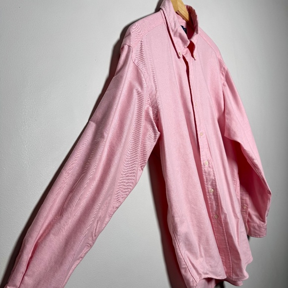 Ralph Lauren Men’s Pink Yarmouth Cotton Oxford Button Down Shirt Sz 16/36 - Picture 3 of 10